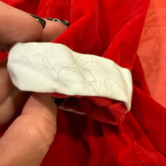 Nannette Red & White Holiday Baby Girl 18 month Dress Vintage Christmas Outfit - Picture 5 of 16